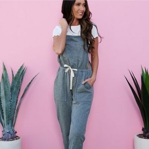 Grey overalls
